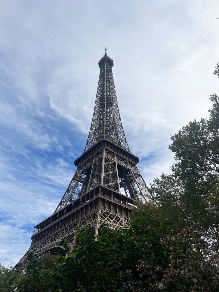 The Eiffel Tower from below